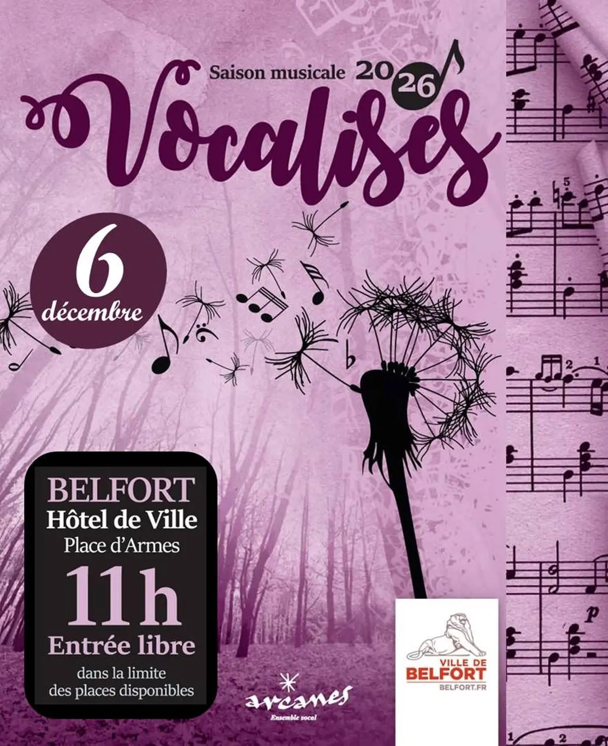 VOCALISES BELFORT- Schubertiade : l’âme du Romantisme