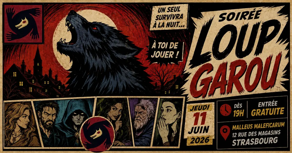 Soirée Loup Garou au Malleus Maleficarum
