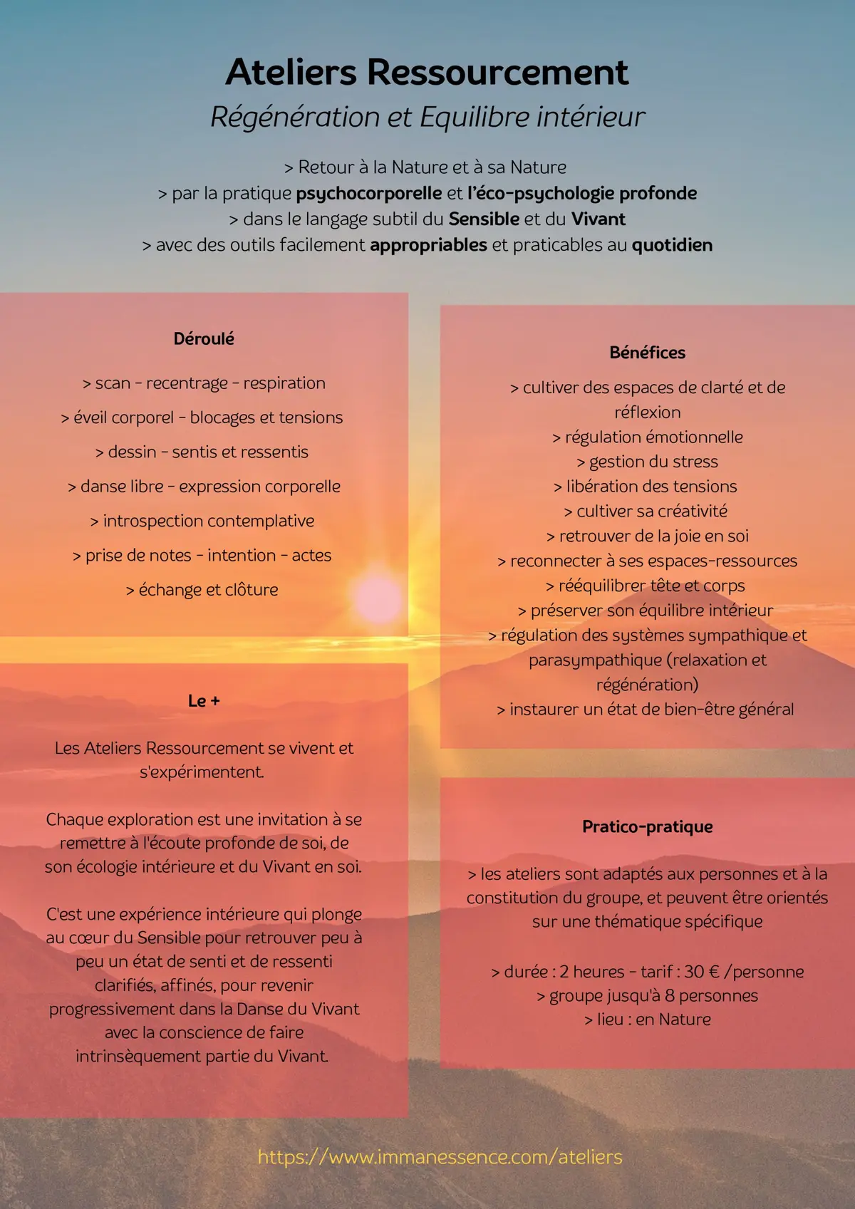 Atelier Ressourcement - en Nature