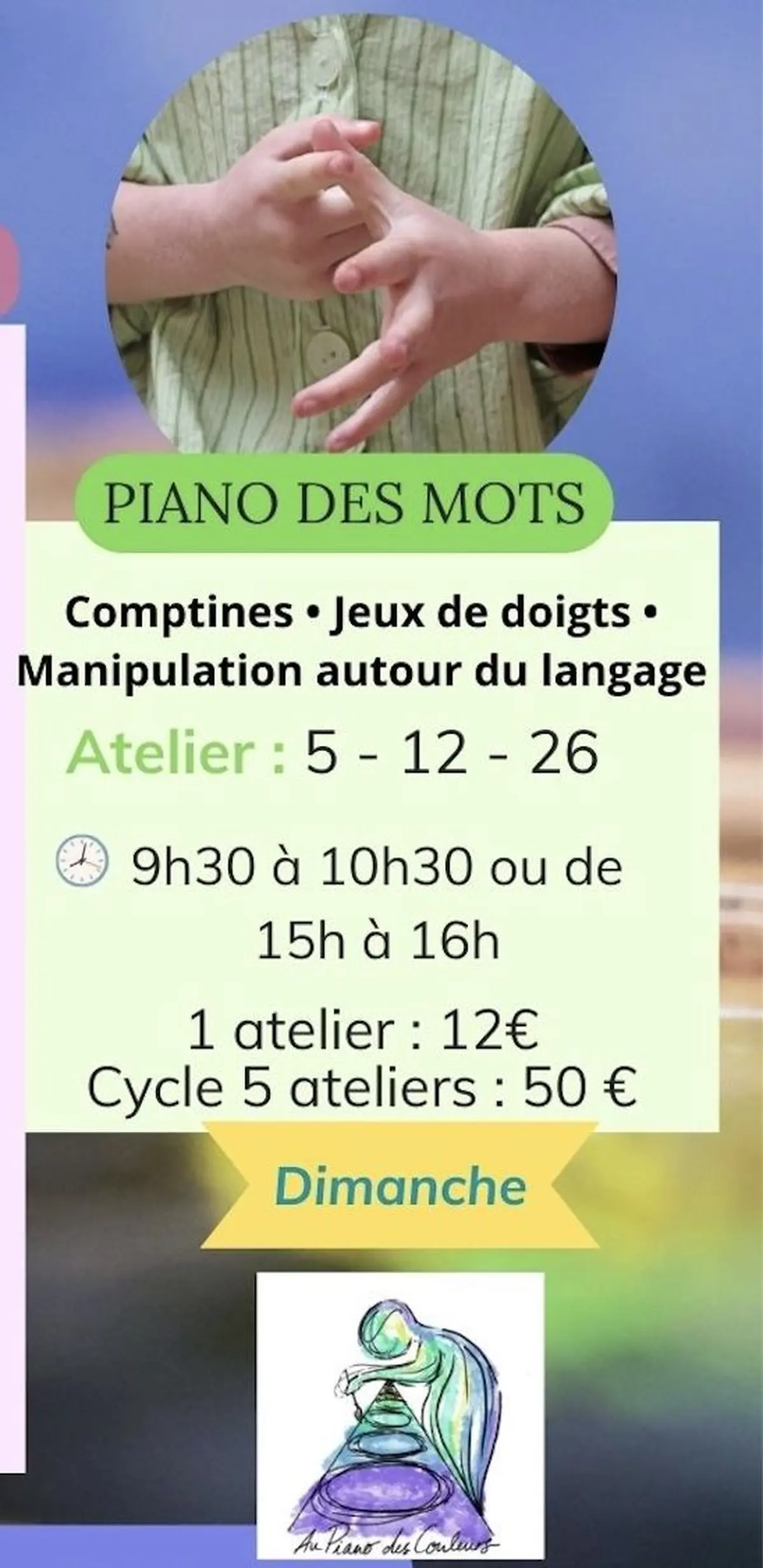Le piano des mots
