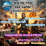 Jeu De Rôle sur table 