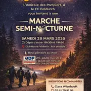Marche semi nocturne+ soirée tartes flambées 