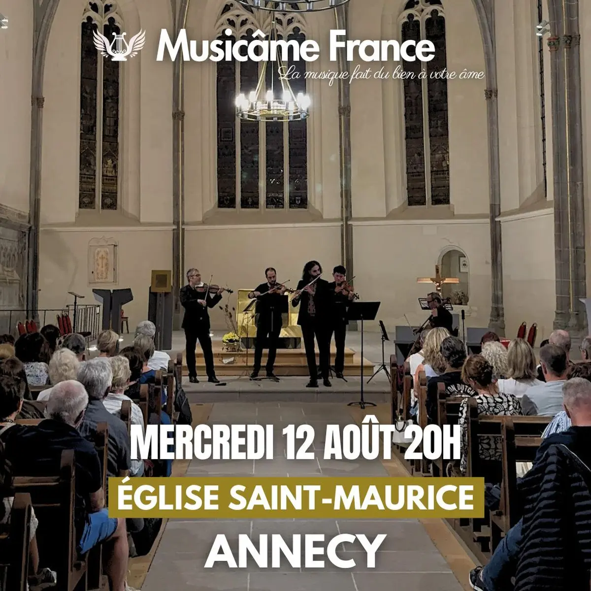 Concert à Annecy : Ravel, Debussy, Vivaldi, Cantemir, Mozart, Bach, Doppler