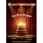 Théâtre d'Improvisation - Evènement Les 20 ans des ZidéfuZ