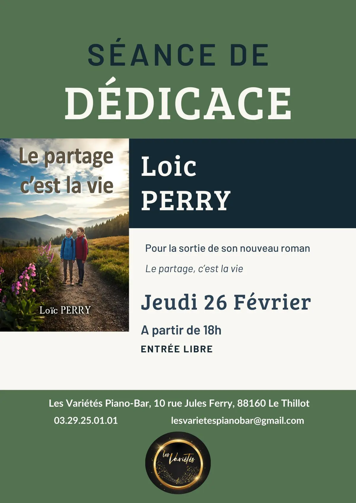 Séance dédicace - Loic Perry