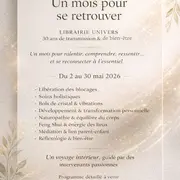 Les 30 ans de la librairie Univers – Un mois pour se retrouver