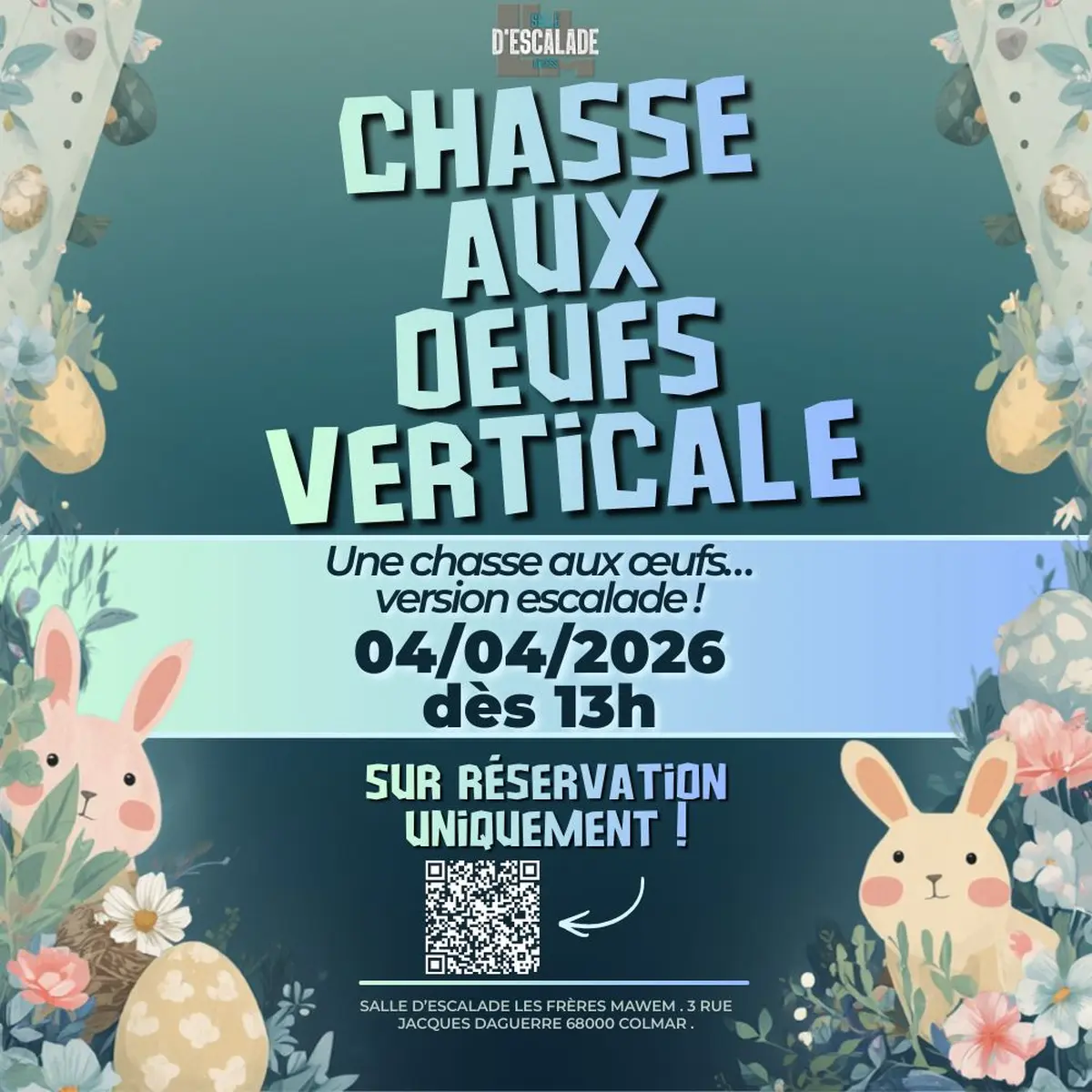 Chasse aux oeufs verticale