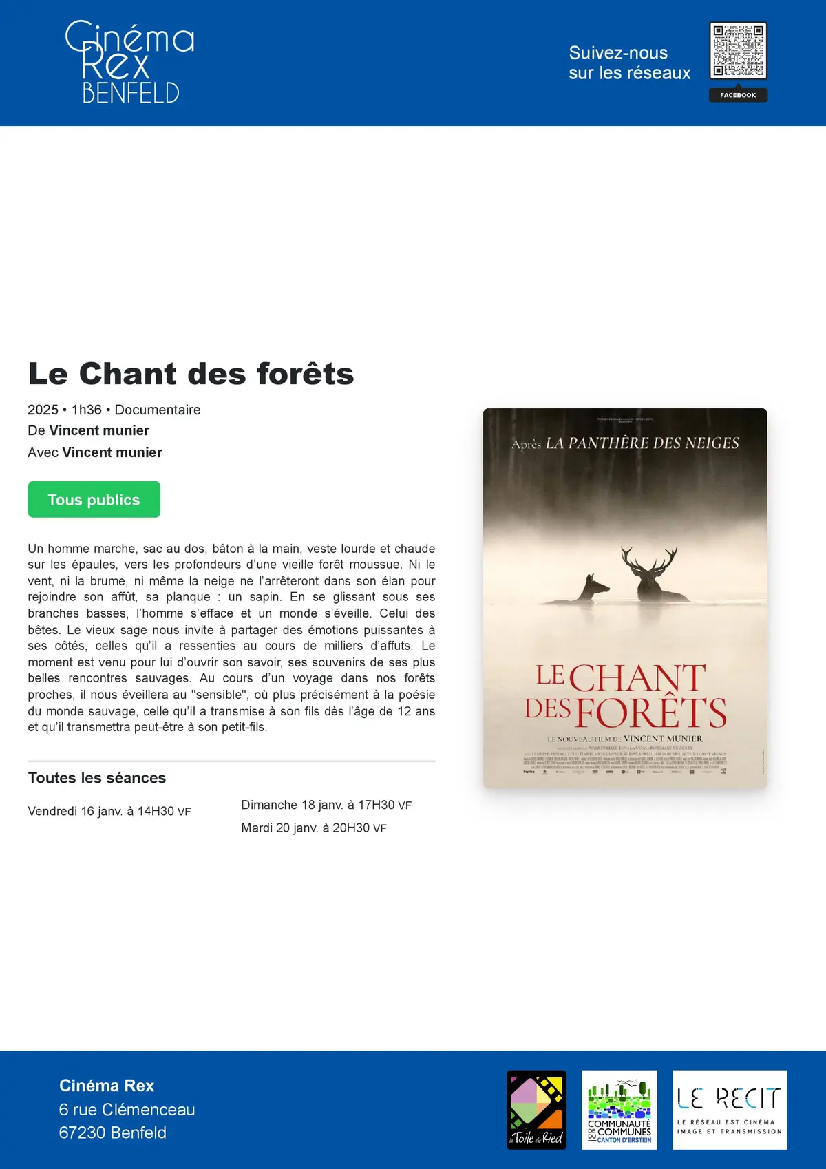 [Cinéma] Le chant des forêts