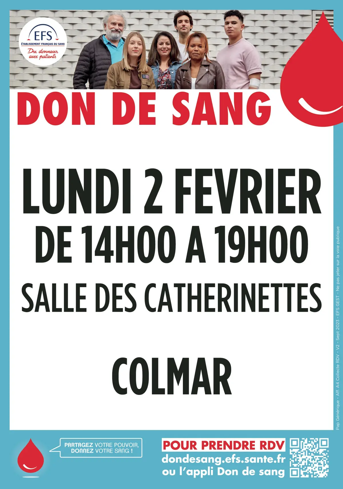 Don de Sang à Colmar