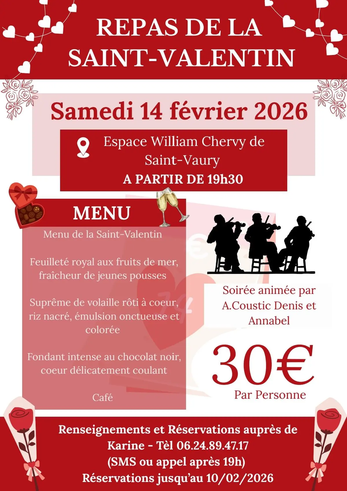 Repas st Valentin 
