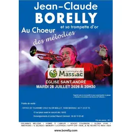 Jean-Claude Borelly et sa Trompette d'Or à Massiac