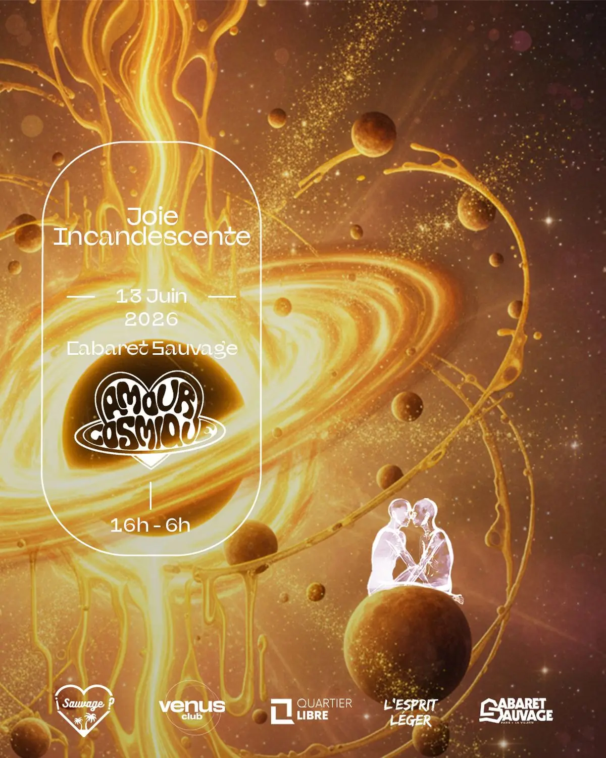Amour Cosmique: Joie Incandescente