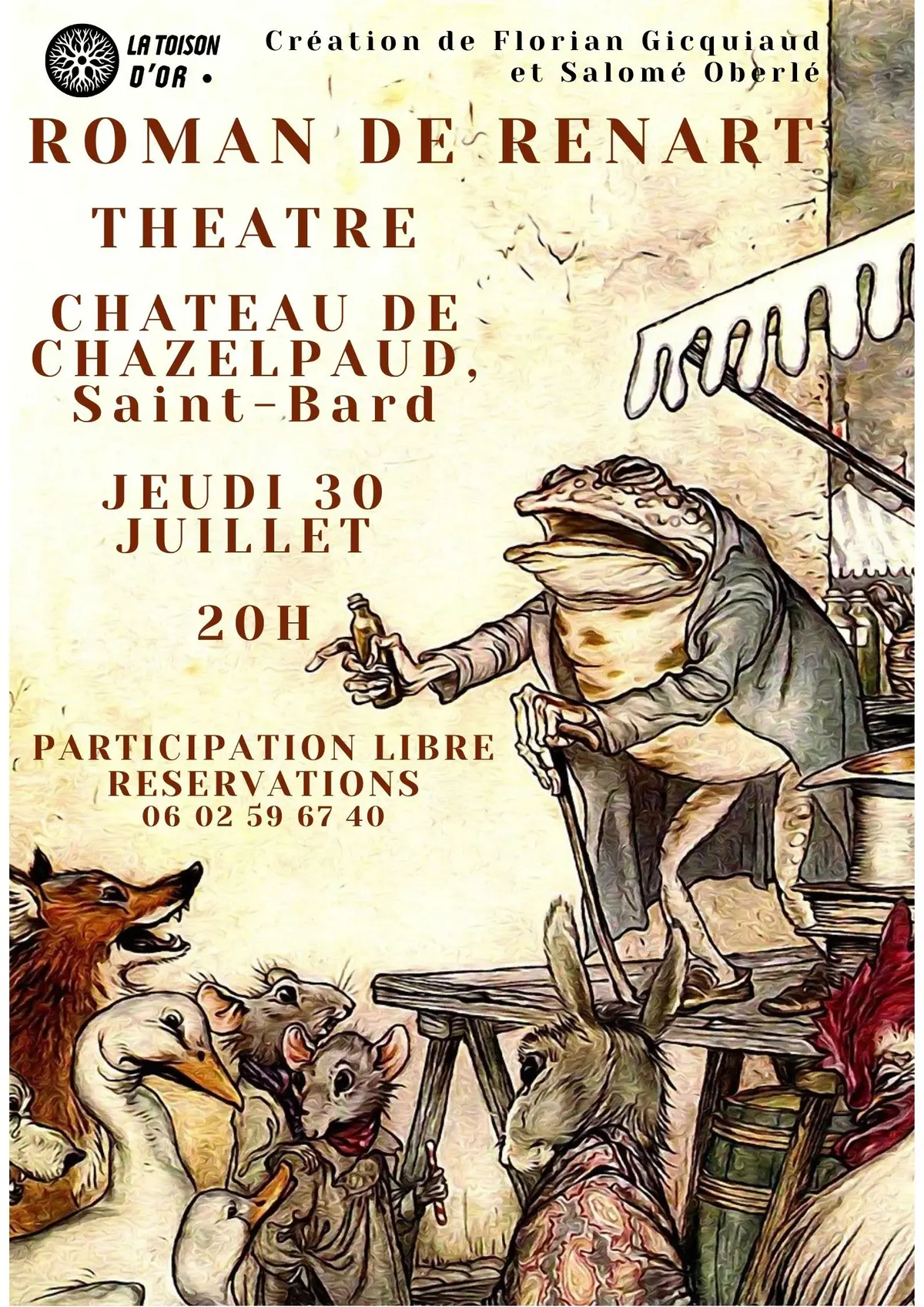 Roman de Renart, spectacle solo