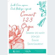 Concert 1-2-3 Orgue