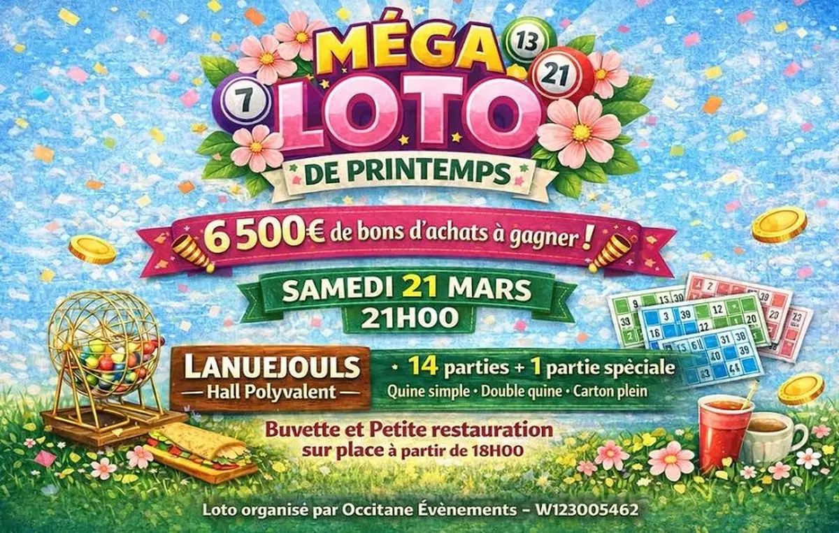 Méga loto de printemps  