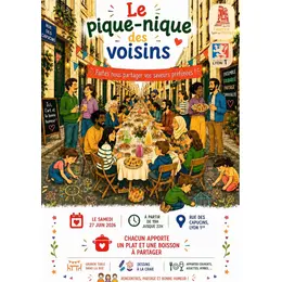 Pique-Nique des voisins rue des Capucins
