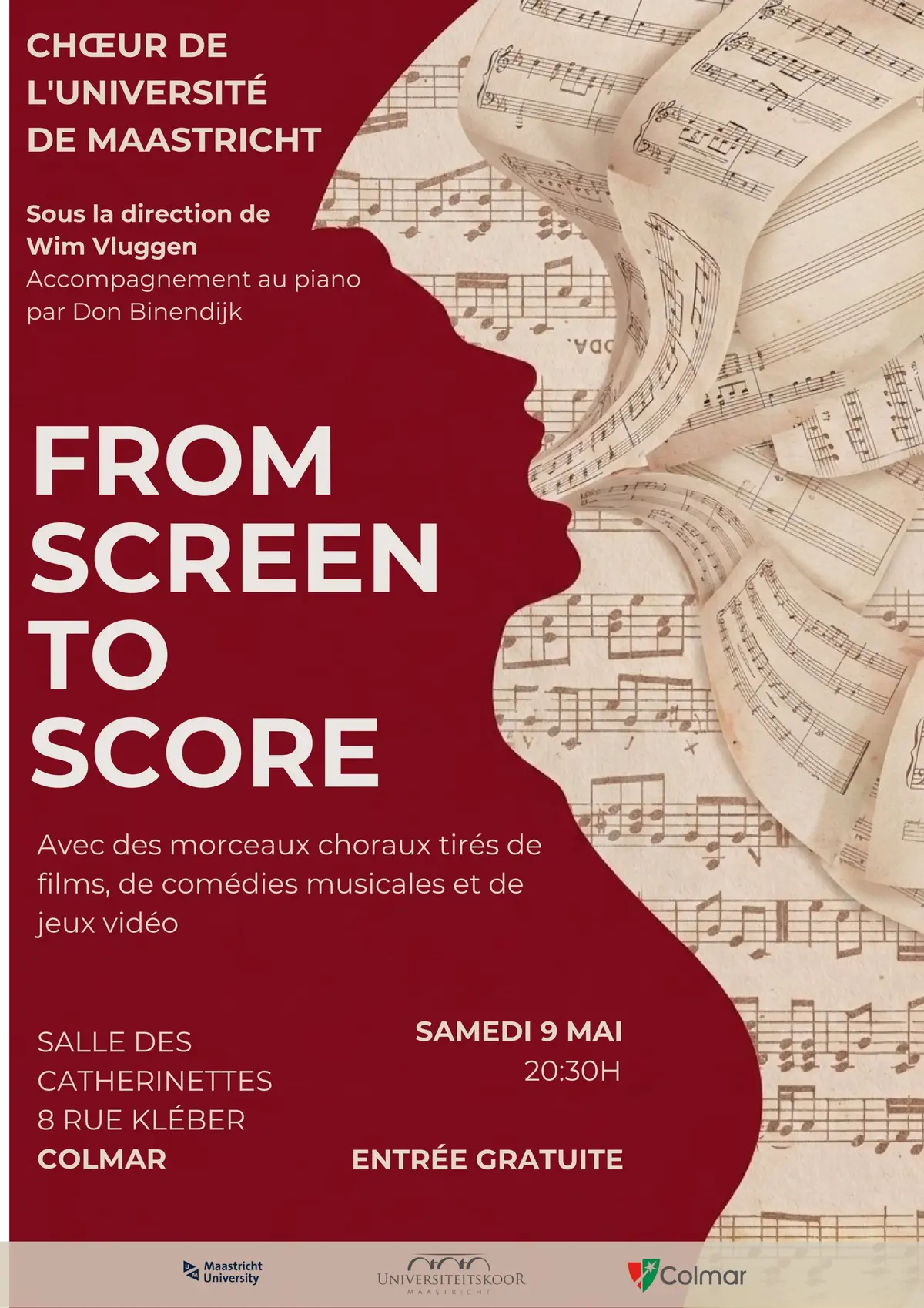 Concert par la Chorale de l'Université de Maastricht