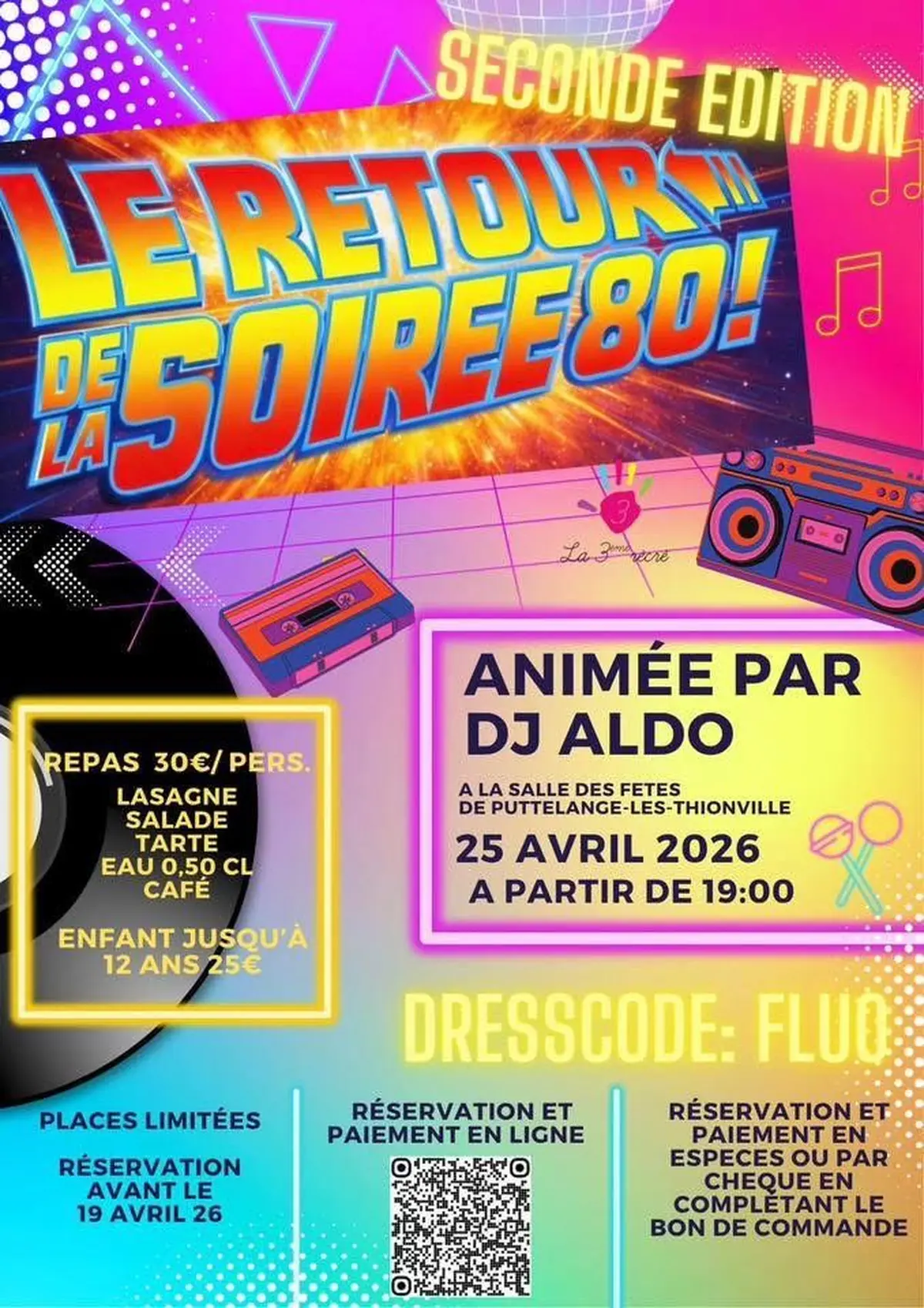 Soirée Fluo - Année 80