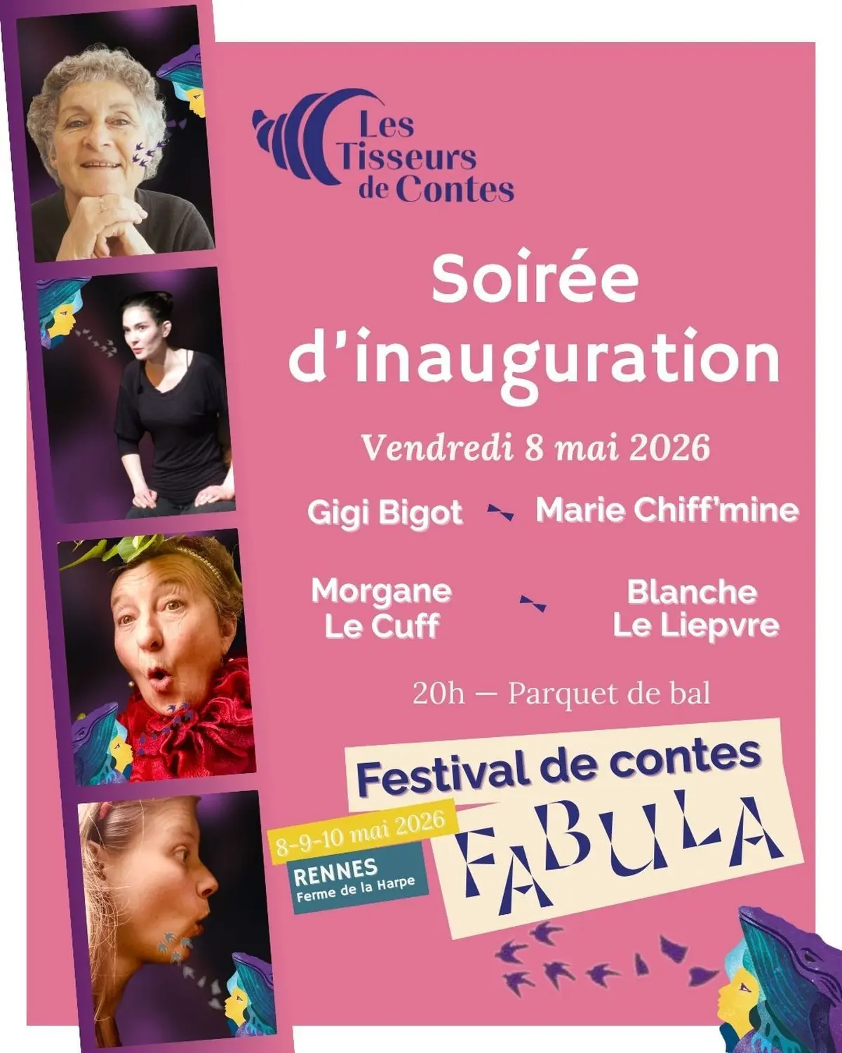 Festival Fabula, spectacle de contes en Gallo avec Gigi Bigot & Marie Chiff'mine