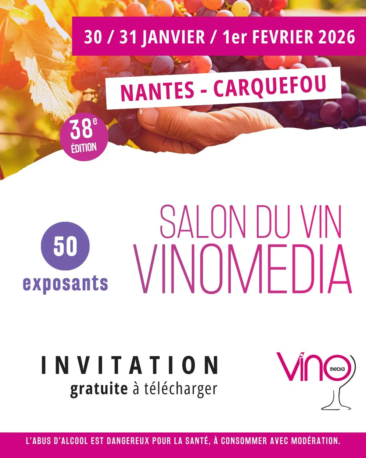 Salon des vins Vinomedia de Carquefou