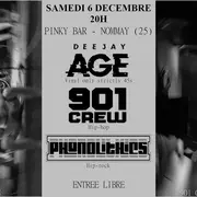 Deejay Age + 901 crew + Phonolithics en concert (Pinky-bar (Nommay), 06/12/25)