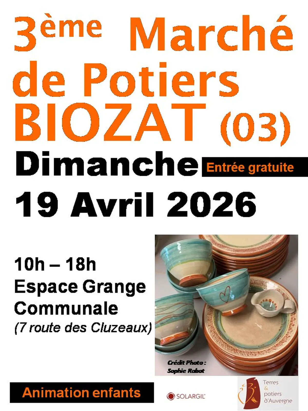 3ème Marché de Potiers à BIOZAT