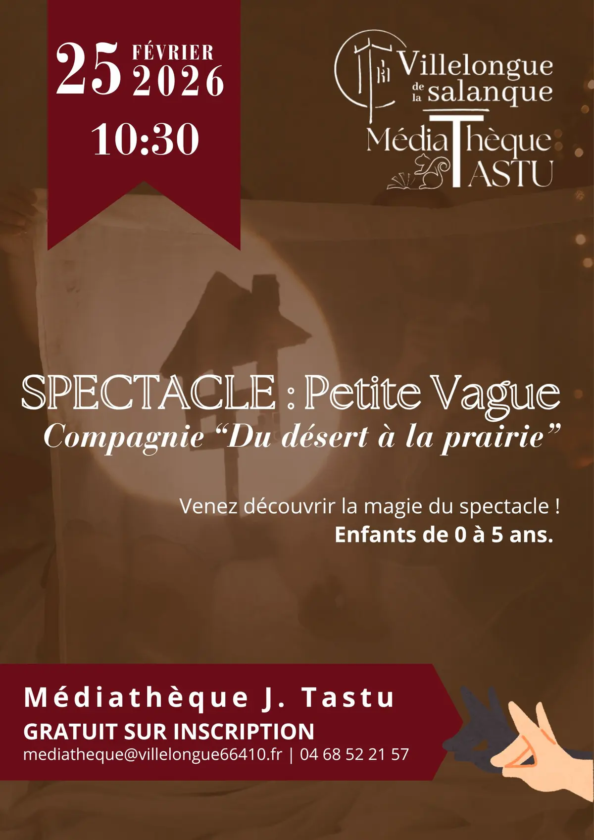 SPECTACLE : PETITE VAGUE | Médiathèque J.Tastu