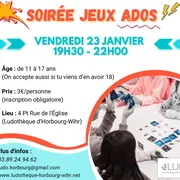 Soirée Jeux ados