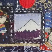 Tableau en patchwork japonais