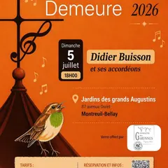 Musique en la demeure - Didier BUISSON et ses accordéons