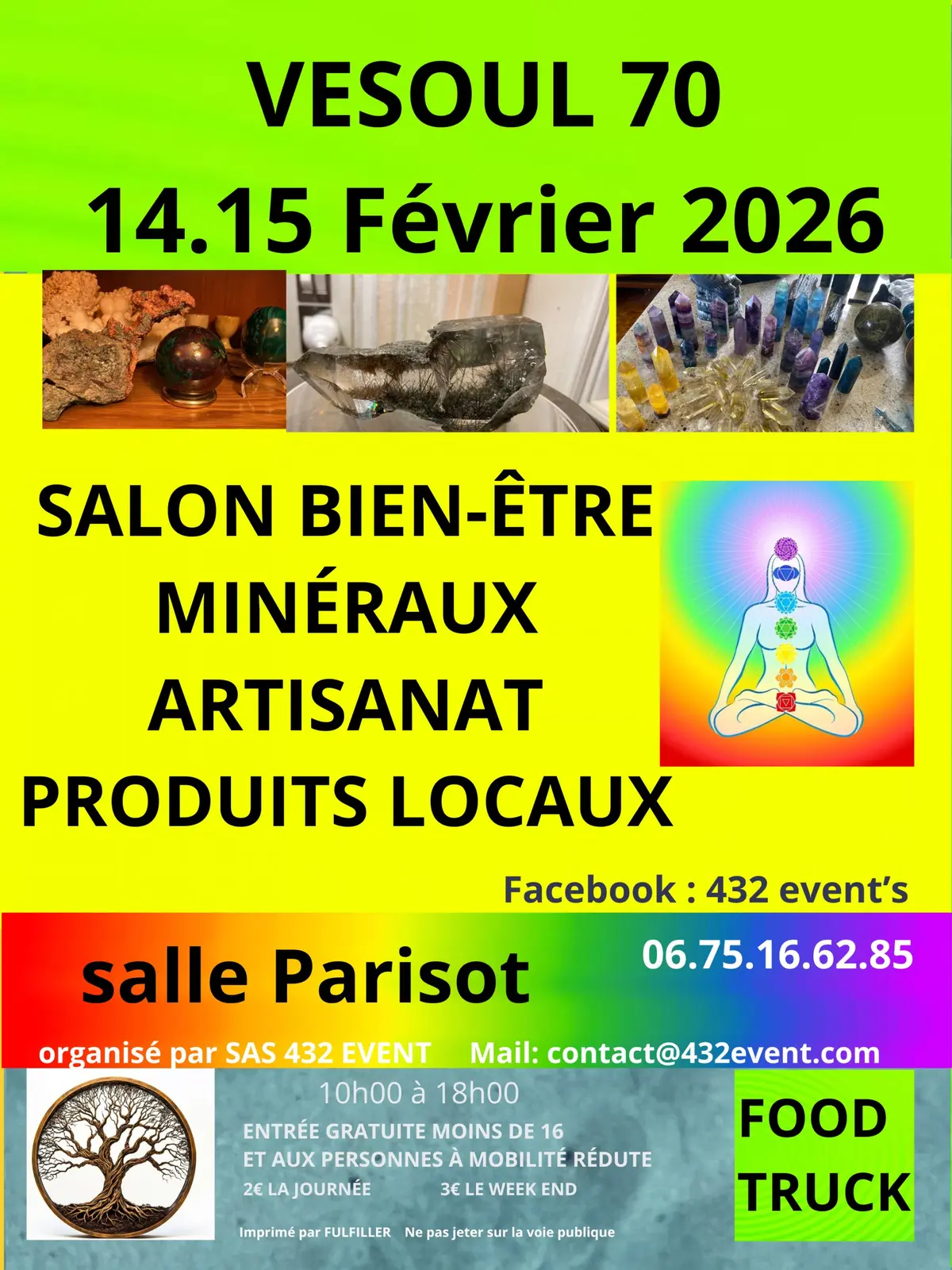 Salon bien être minéraux artisanat