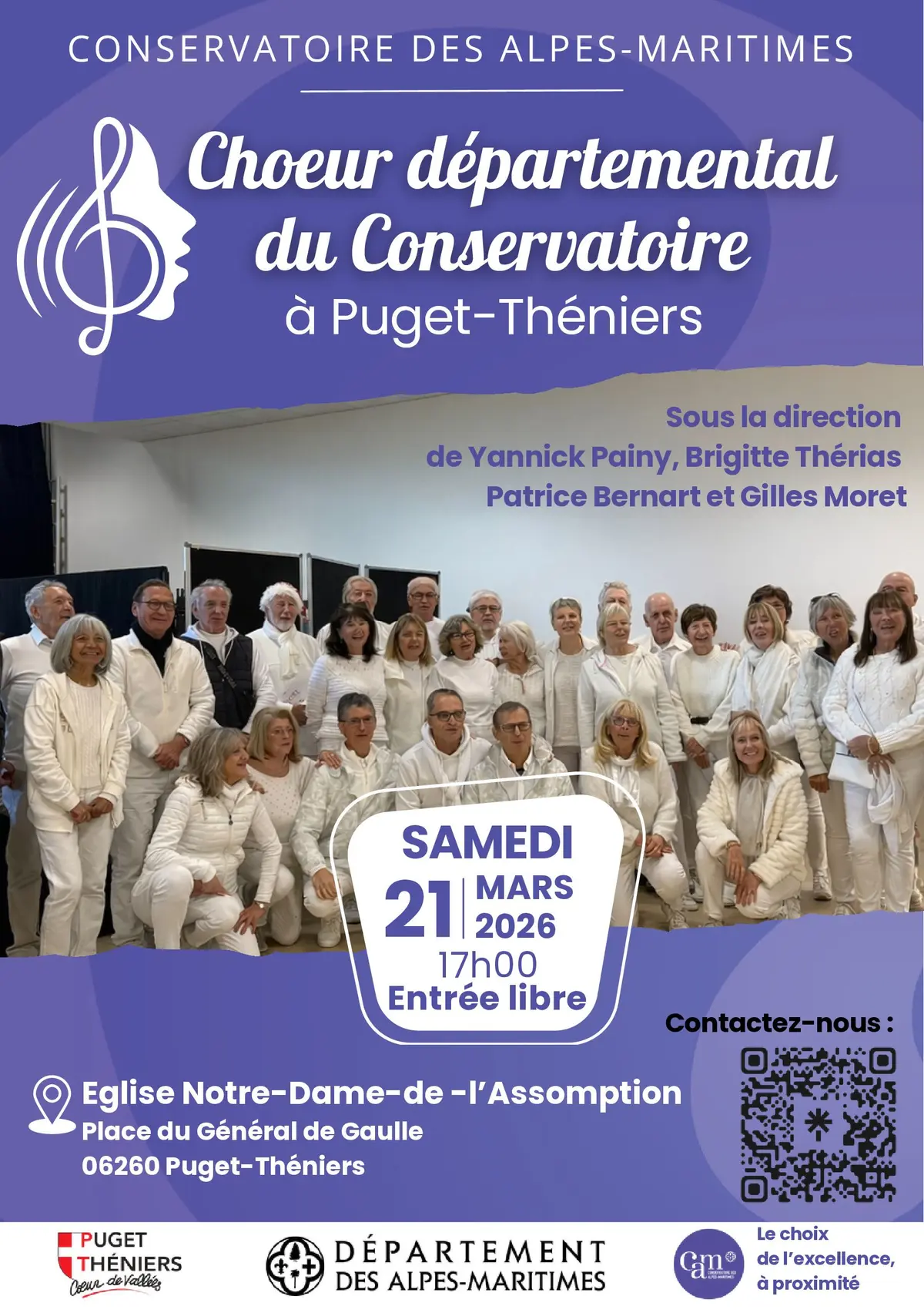 Le Choeur Départemental du CAM en concert