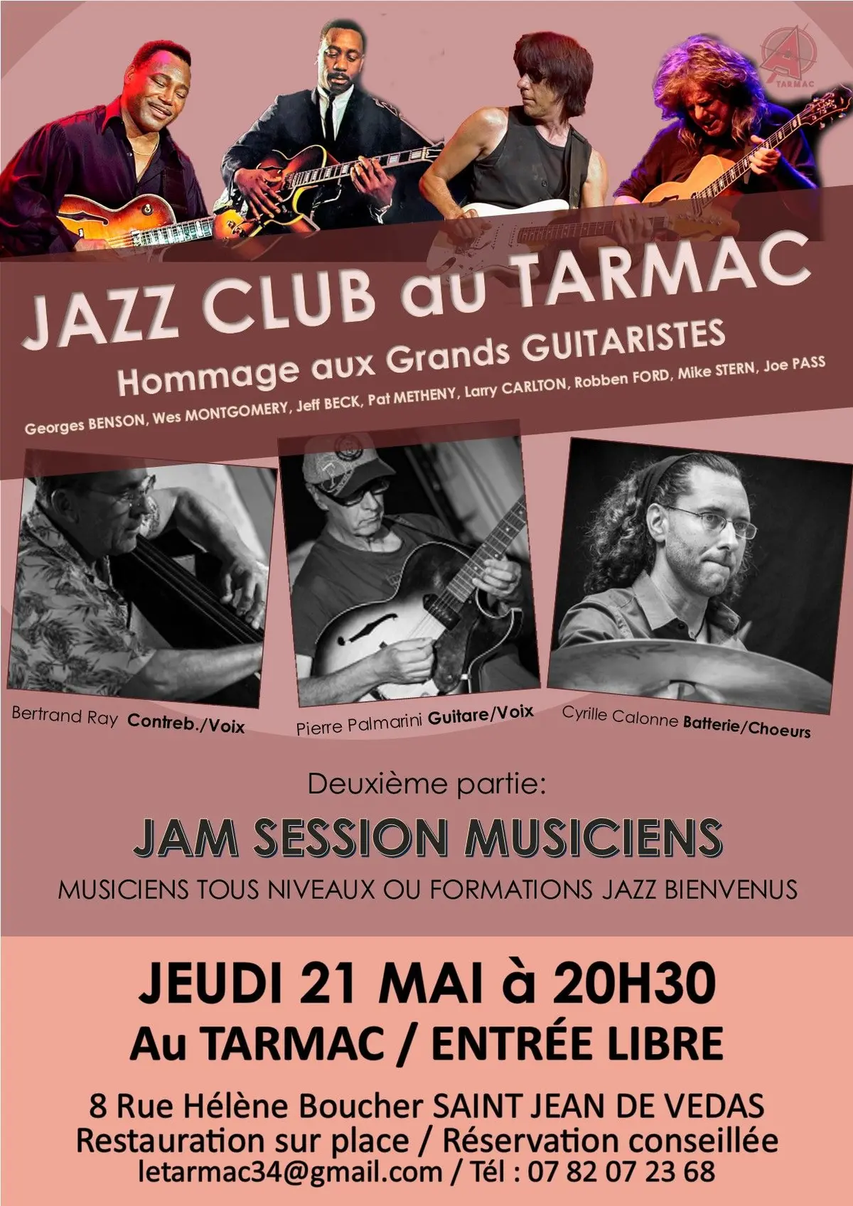 hommage aux grands guitaristes
