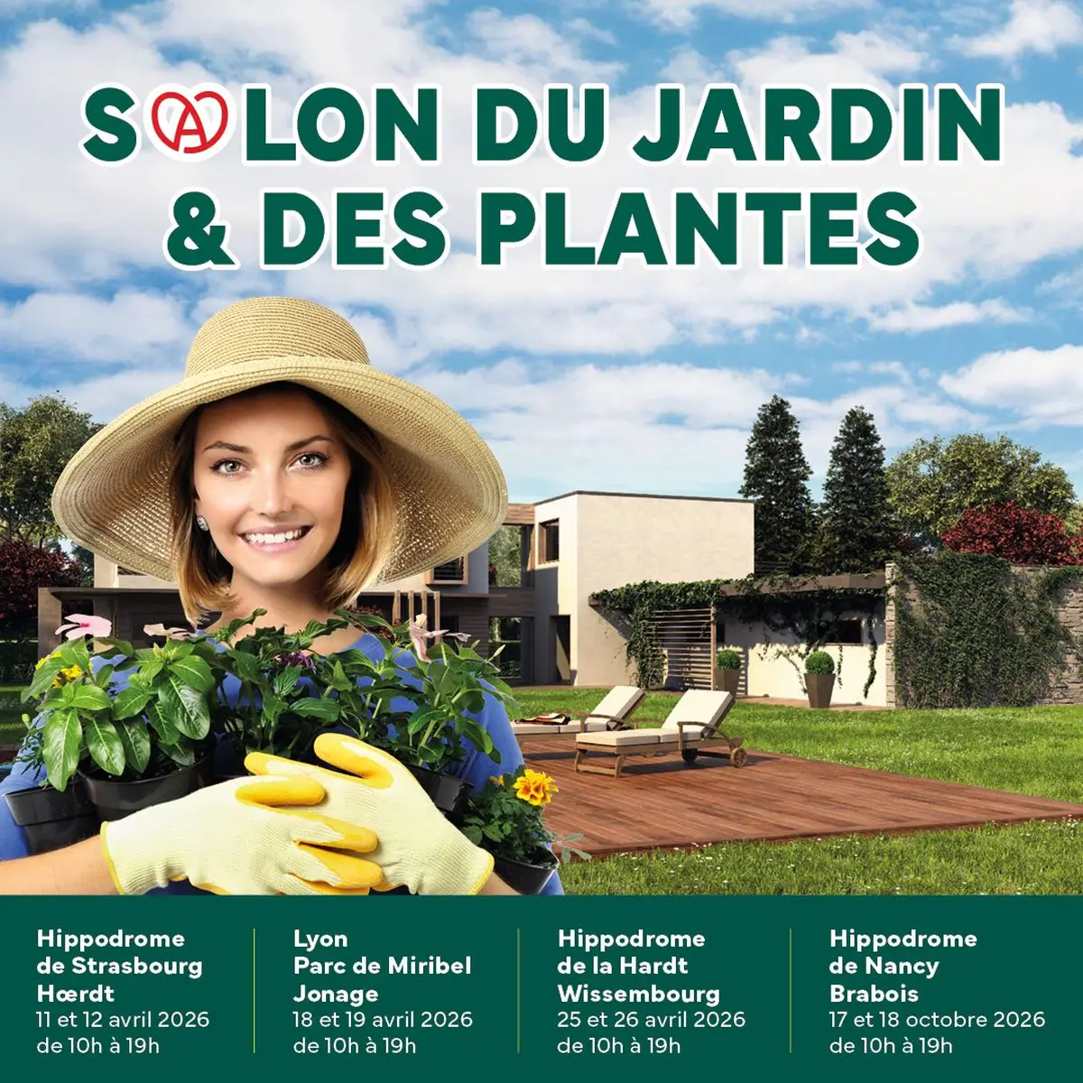 2ᵉ édition Salon du Jardin & Fête des Plantes – Hippodrome la Hardt, Wissembourg