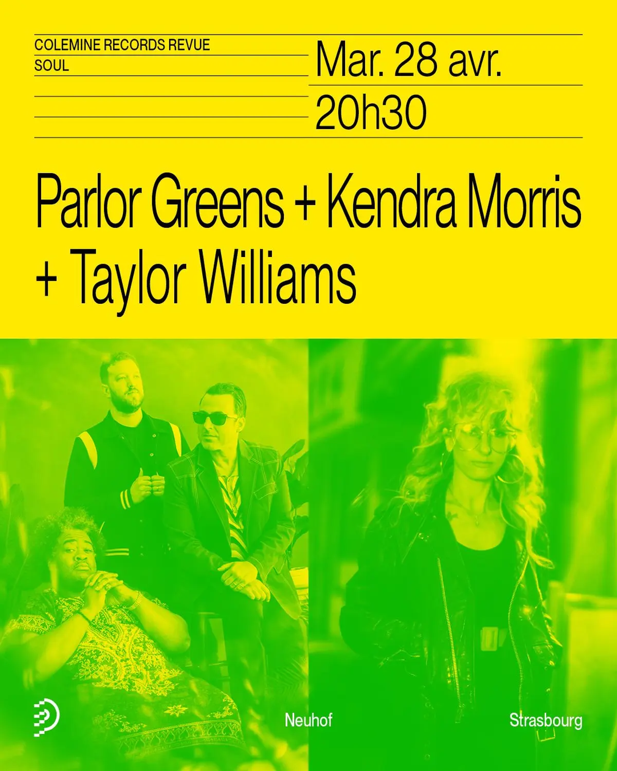 Parlor Greens + Kendra Morris + Taylor Williams
