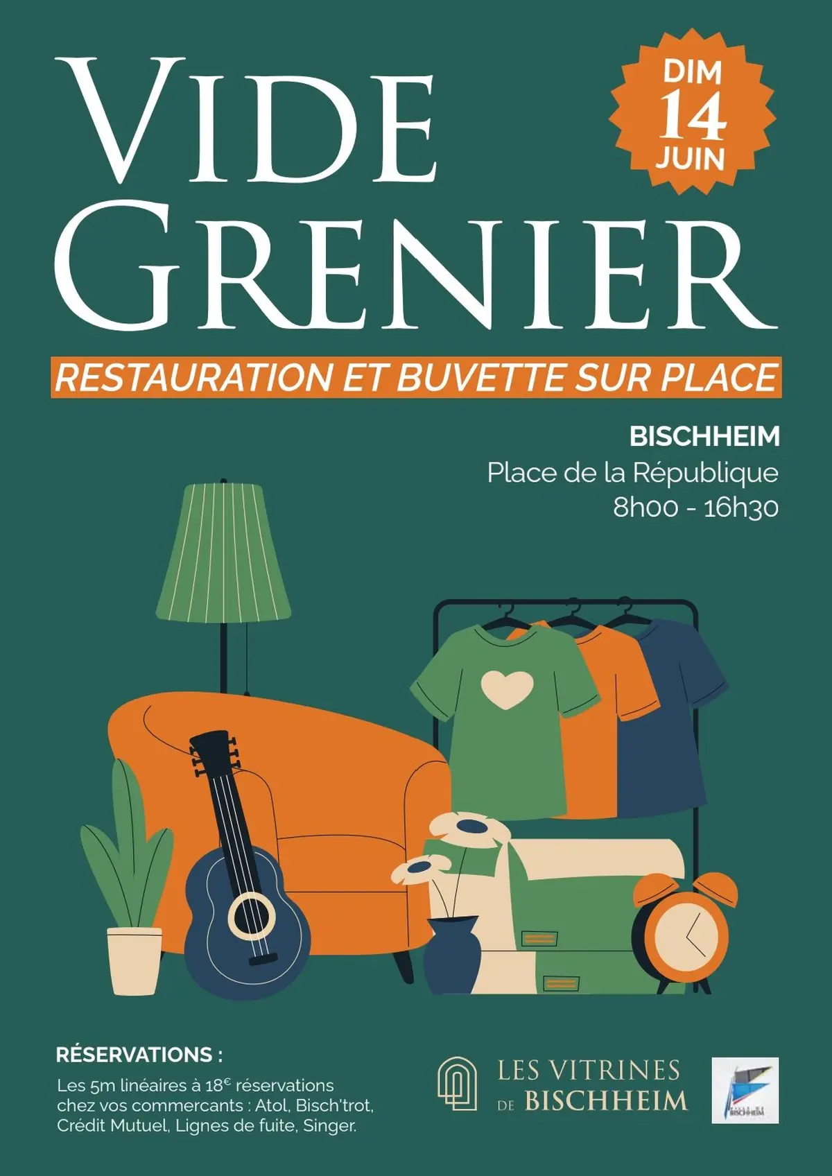 Vide grenier des Vitrines de Bischheim