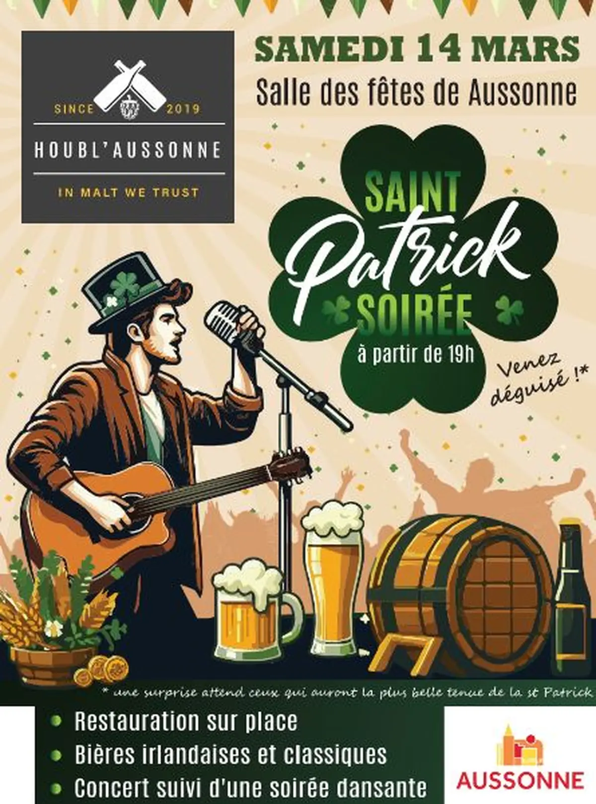 Houbl'Aussonne refait sa St Patrick