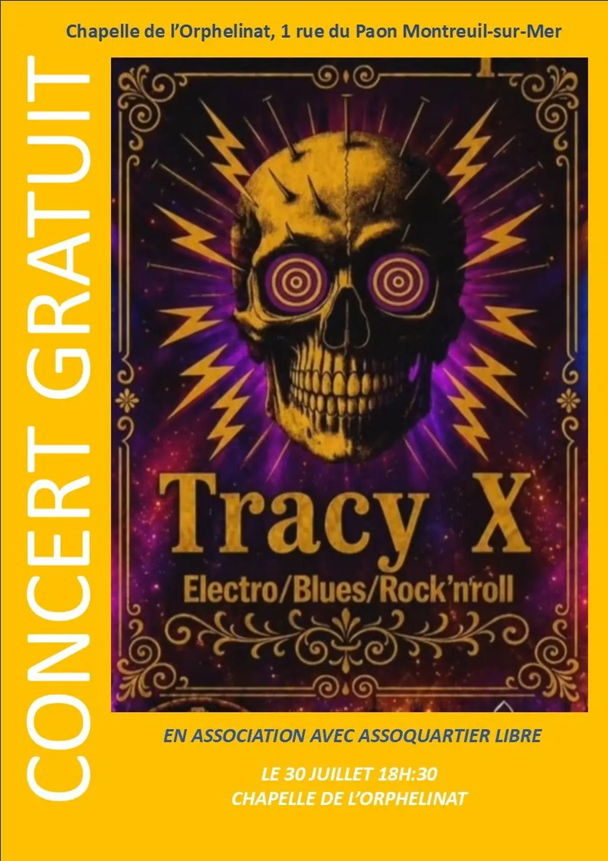 TRACY X concert gratuit