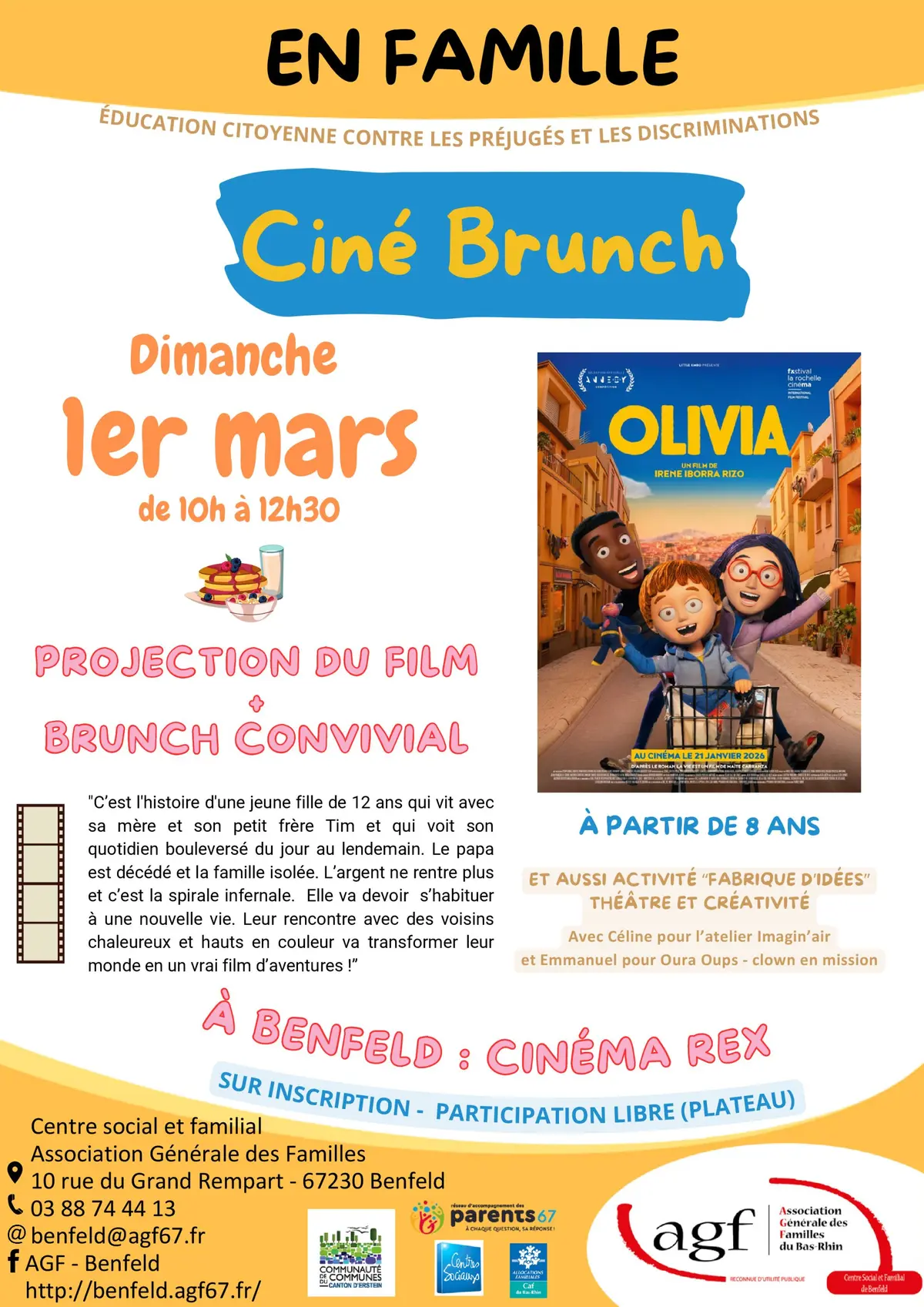 [Cinéma] Ciné Brunch : Olivia