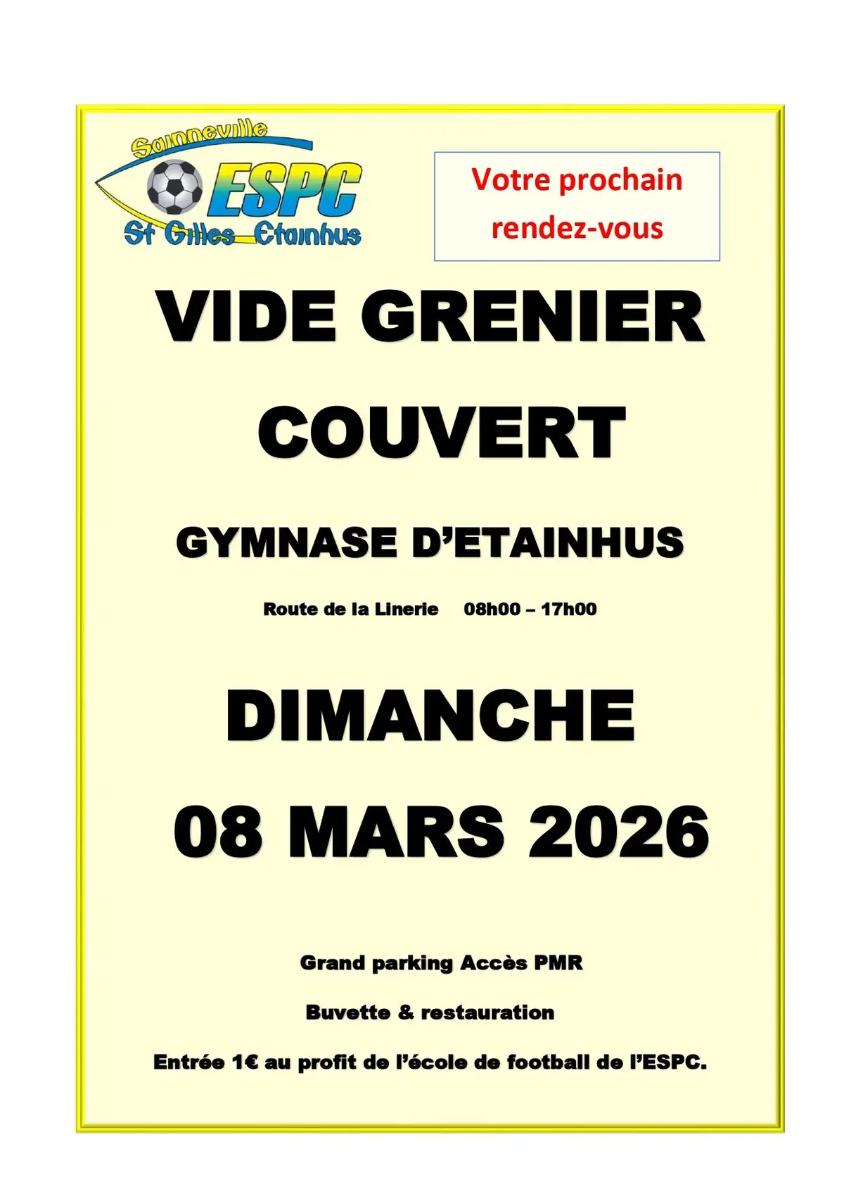 vide grenier de l'espc