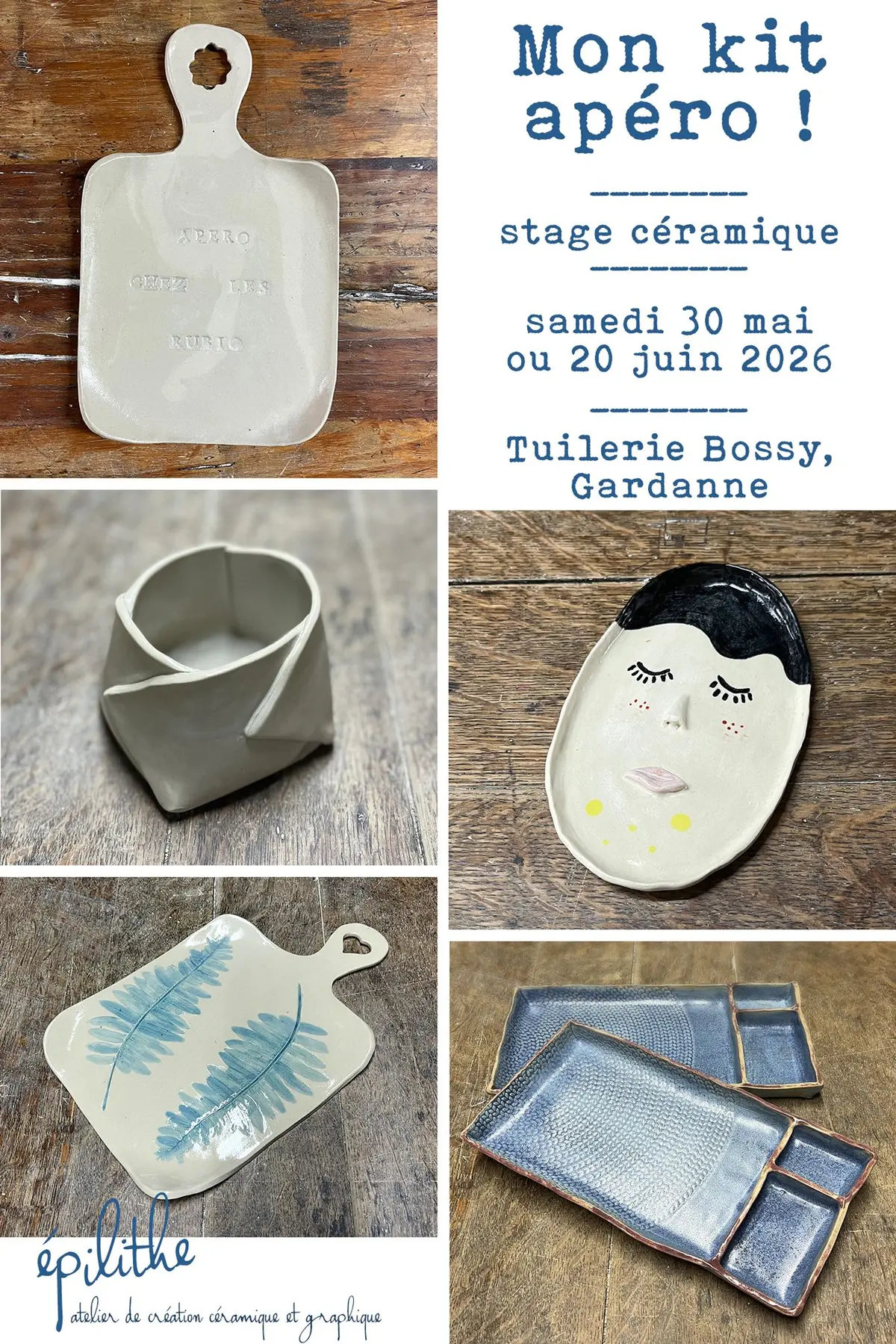 Poterie : mon kit apéro