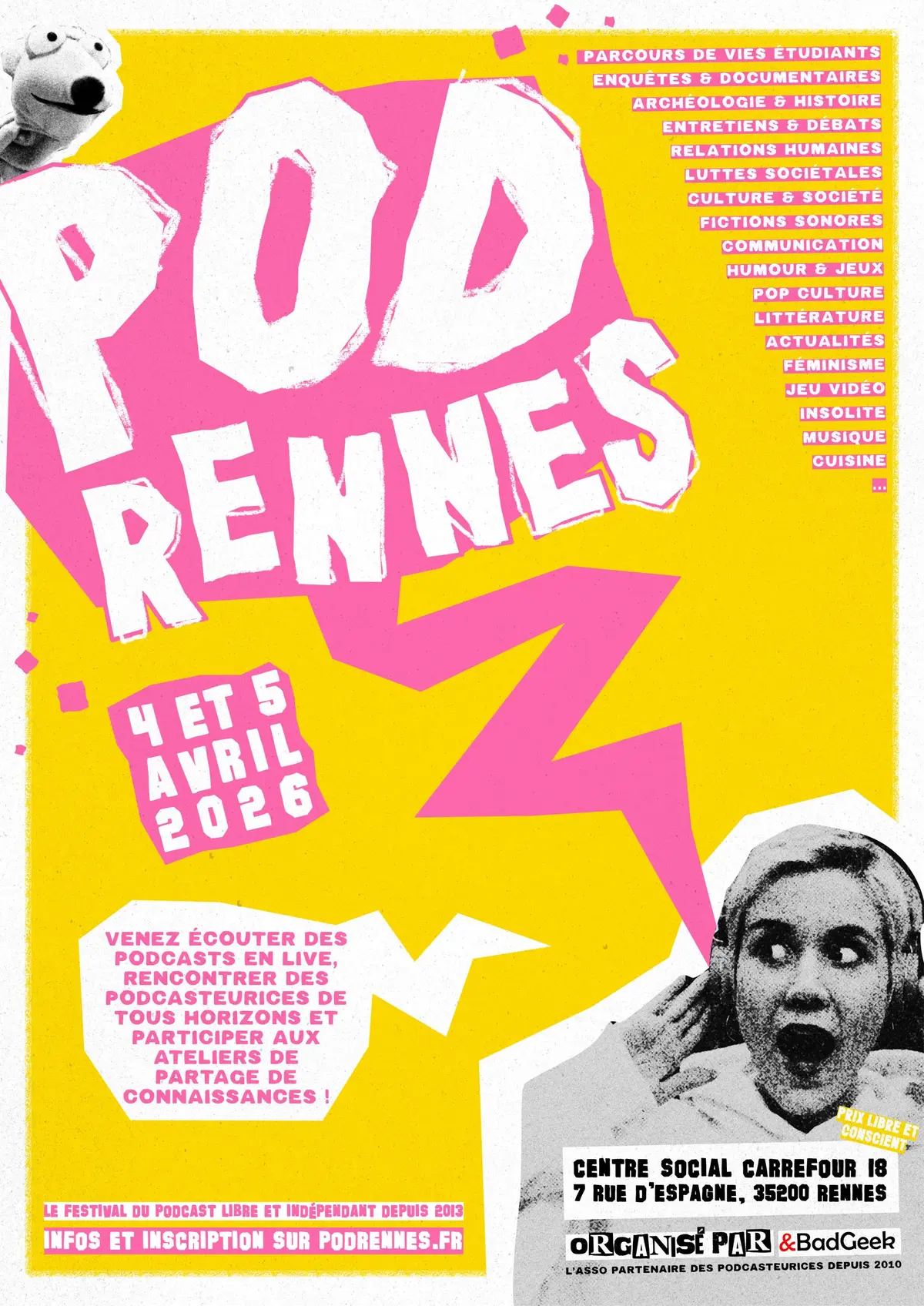 PodRennes : le festival du podcast et de la création sonore