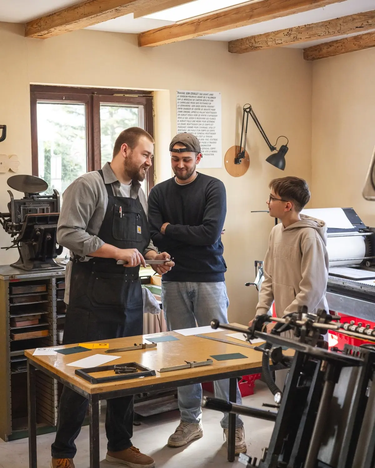 Autour du livre : Visite de l'atelier Contreforme 