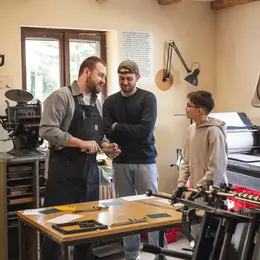Autour du livre : Visite de l'atelier Contreforme 