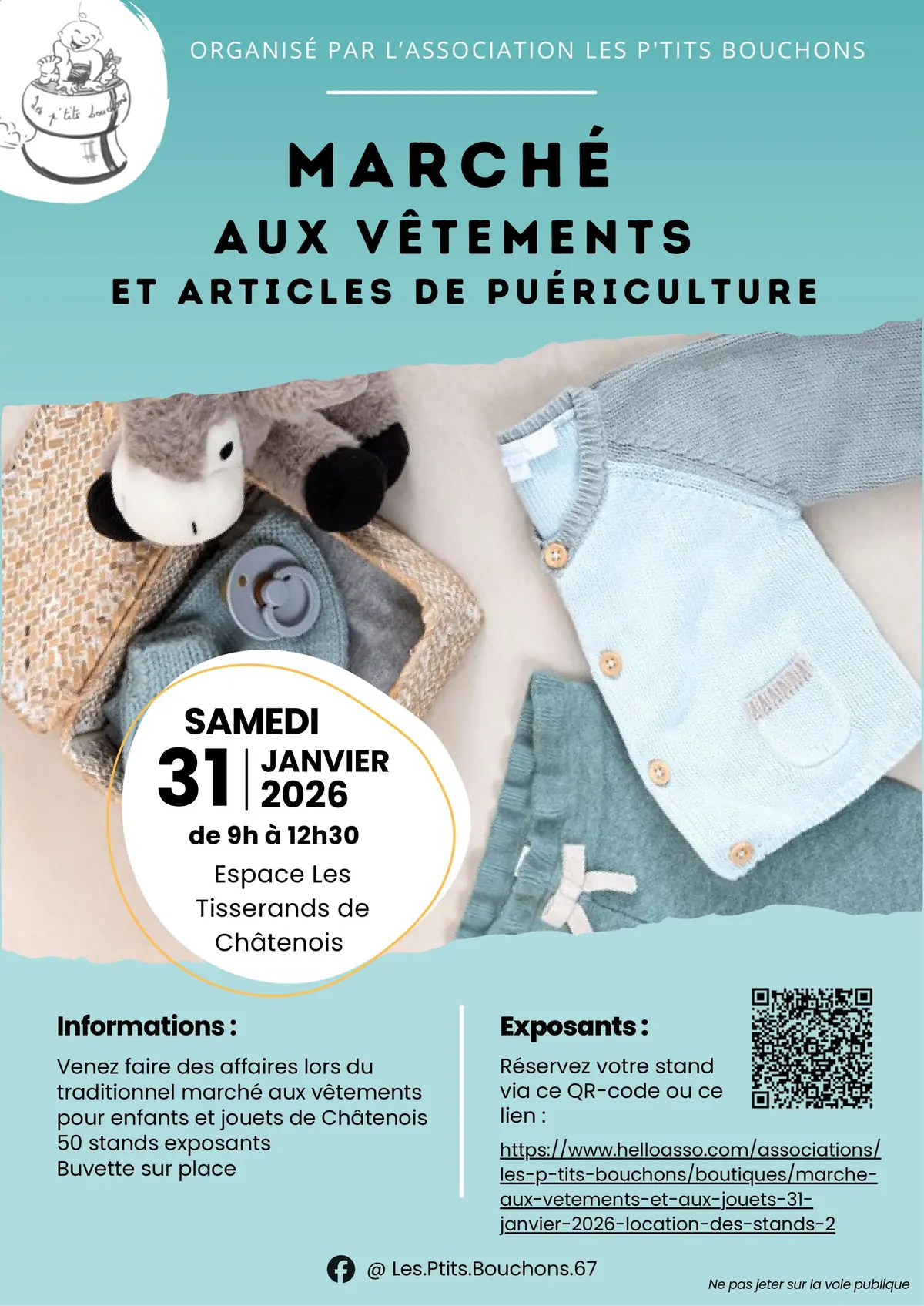 Bourse aux vêtements et articles de puériculture