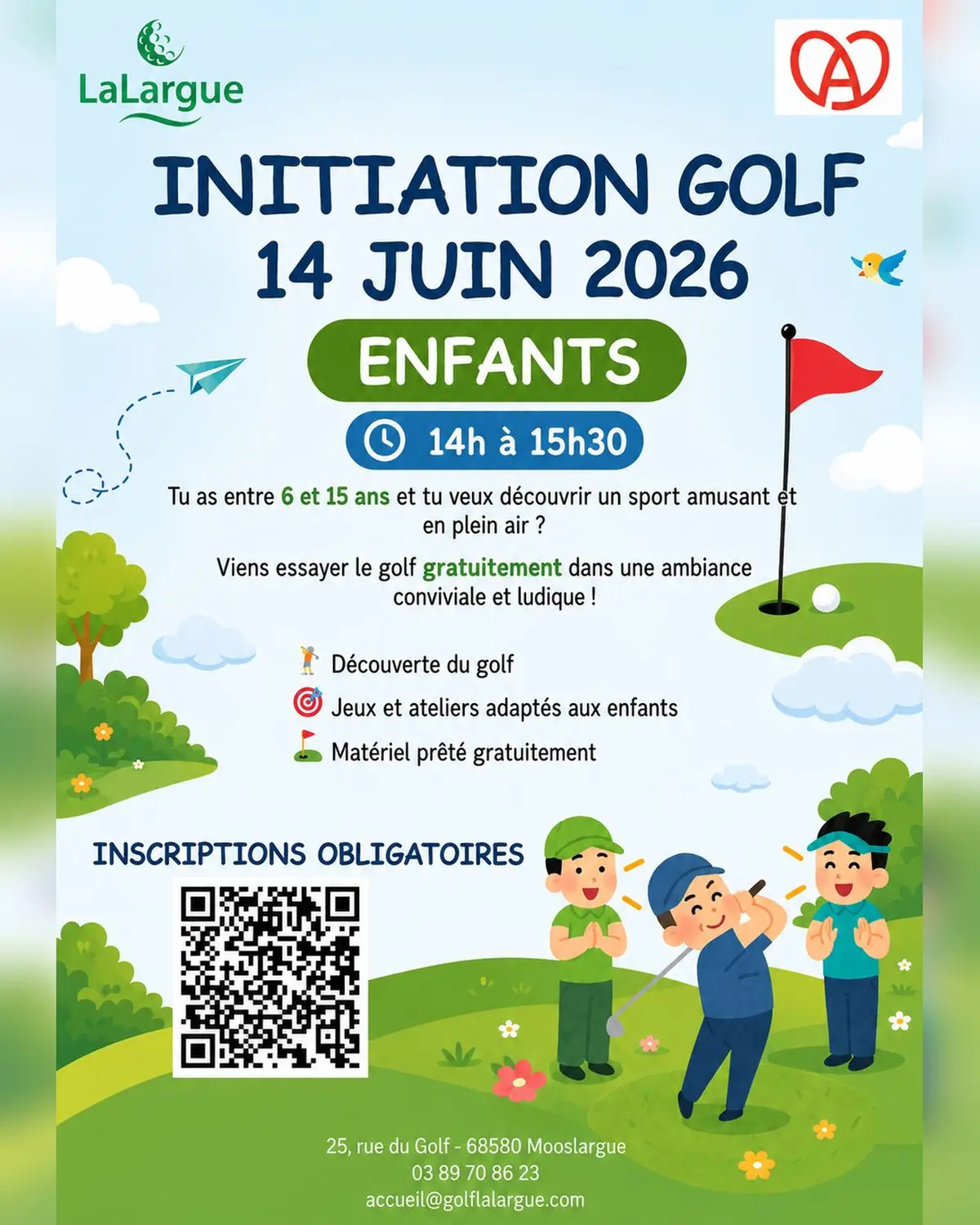 Initiation Golf enfants