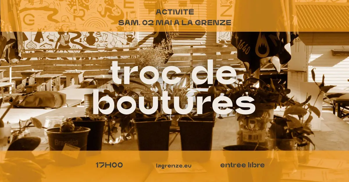 Troc de boutures à La Grenze