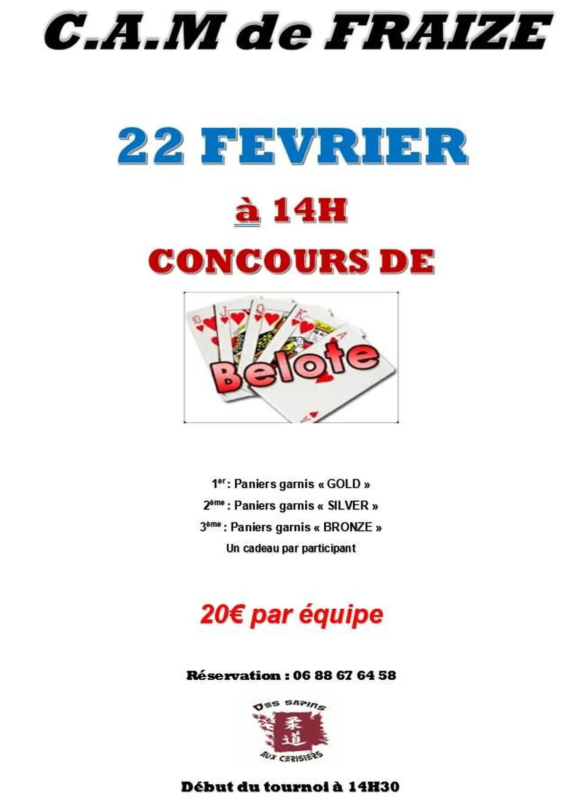 Concours de belote