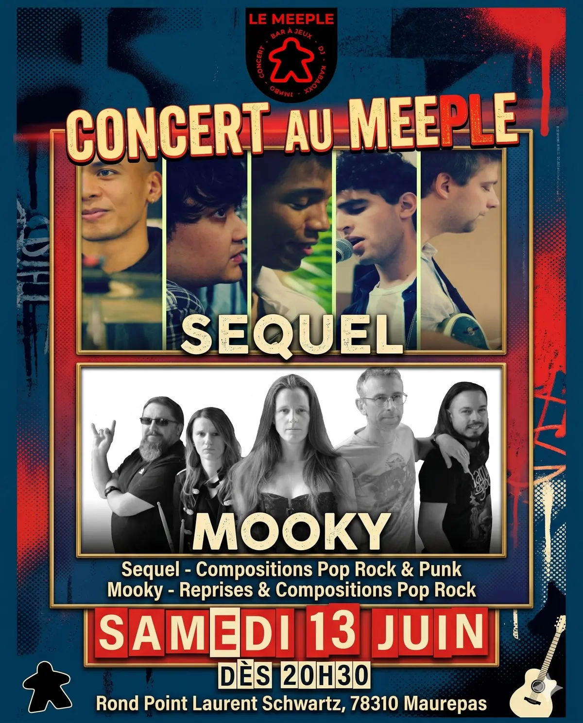 Concert Pop Rock au Meeple