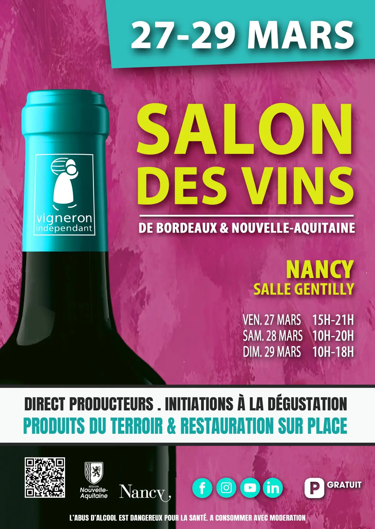 Salon des Vins de Bordeaux et Nouvelle-Aquitaine